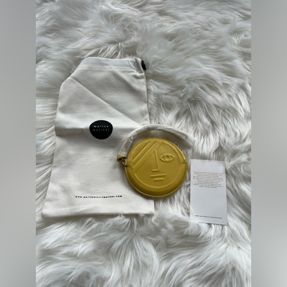 Matter Matters Eclipse Round Coin Purse - Yellow - Picture 4 of 4